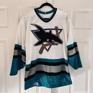 CCM San Jose Sharks NHL 1990s JERSEY Authentic Men's Size 44